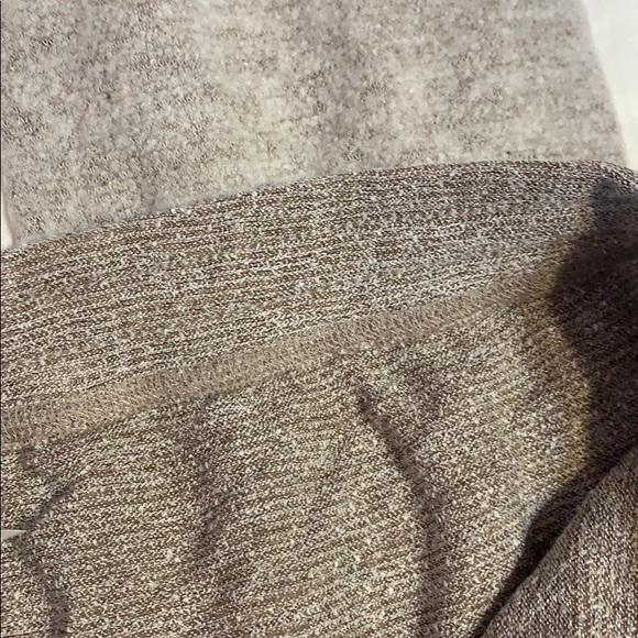 CHERISH TAUPE BRUSHED KNIT WAIST TIE LONG JOGGERS - Picture 6 of 8